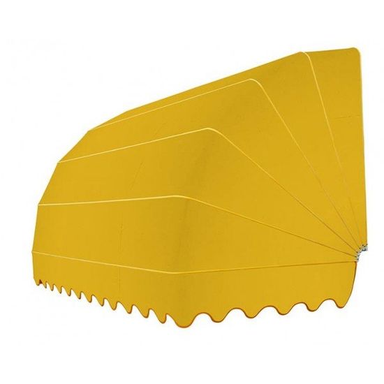 Tende a cappottina gialla