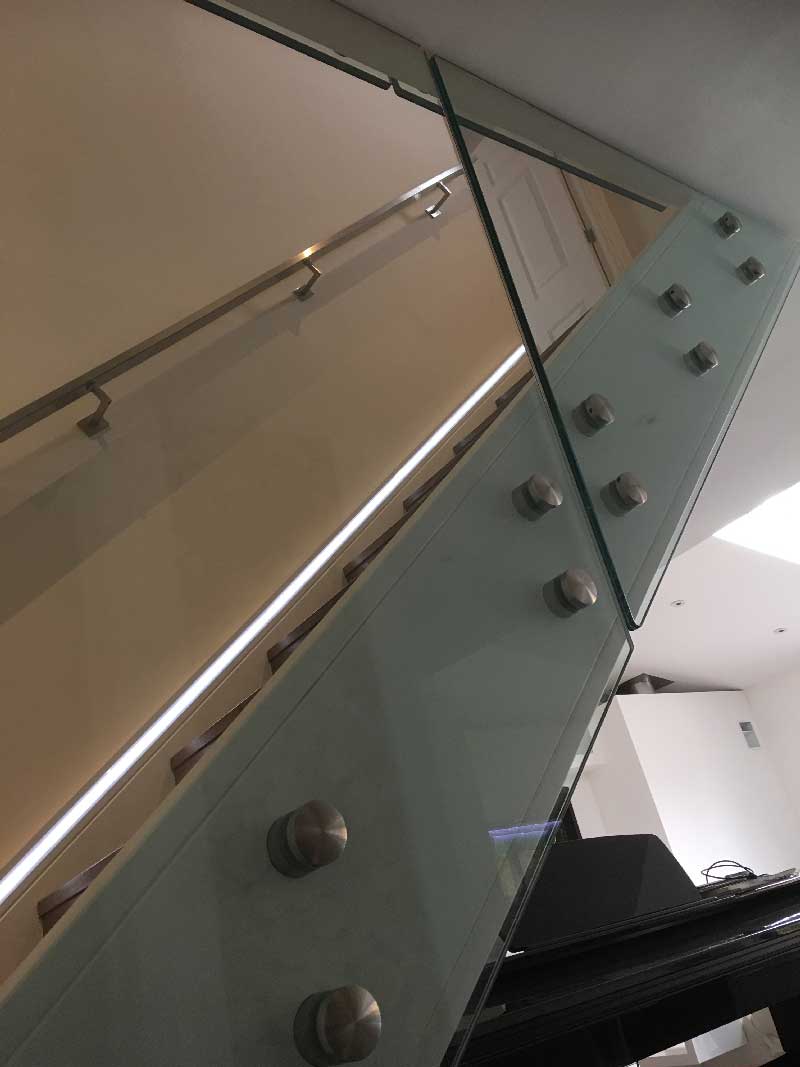 Evolution Stairs - Glass work- Jangra Project