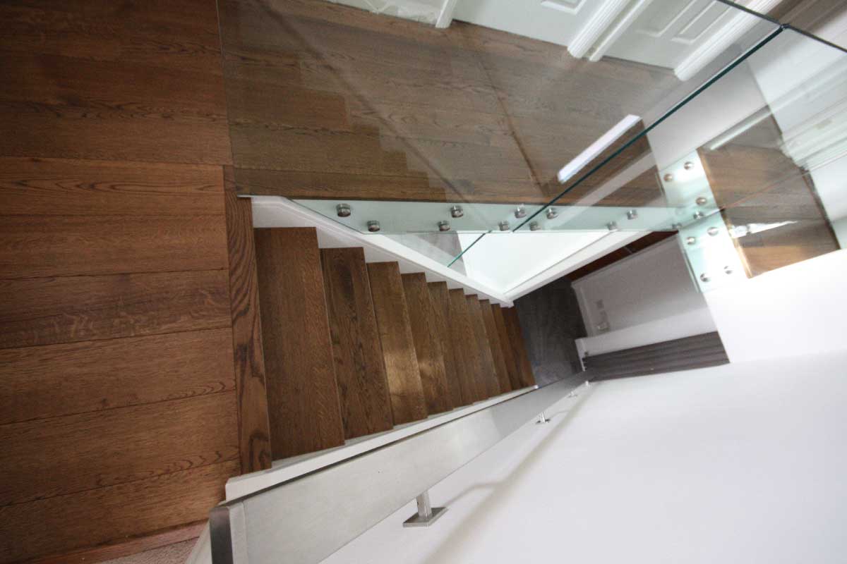 Evolution Stairs - Glass work- Jangra Project