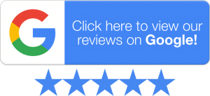 Google reviews badge with five blue stars and text “Click here to view our reviews on Google!”