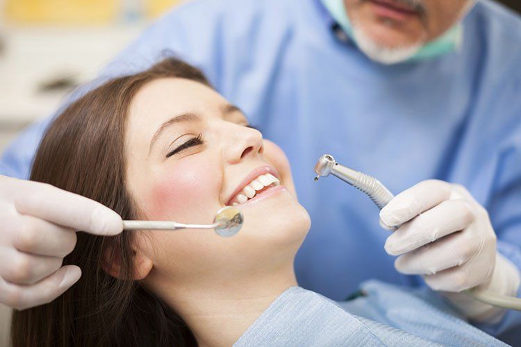 Girl on dentist - Dental Care in Sumter, SC