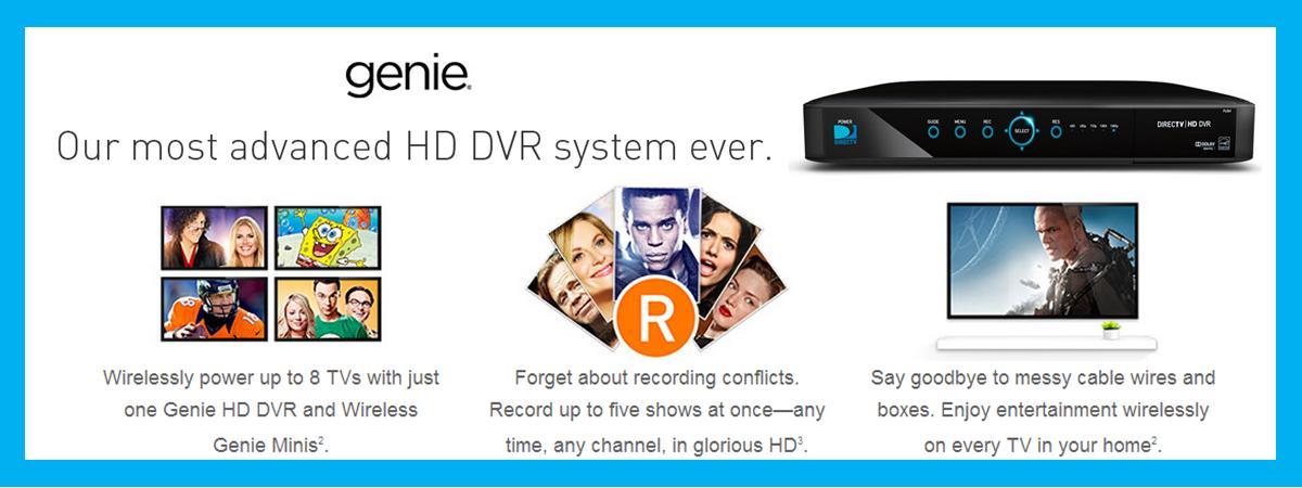 A picture of a genie advanced hd dvr system