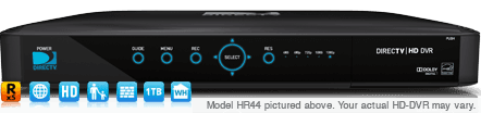 A picture of a tv receiver that says hd on it