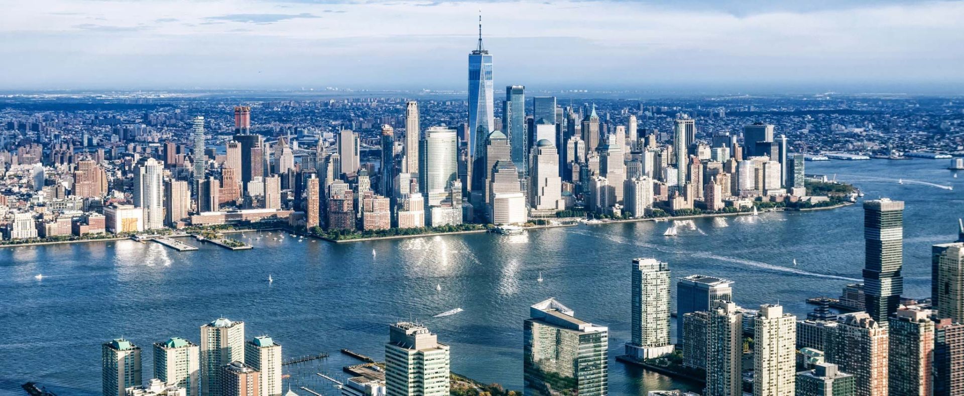 NYC SKYLINE WITH FREEDOM TOWER