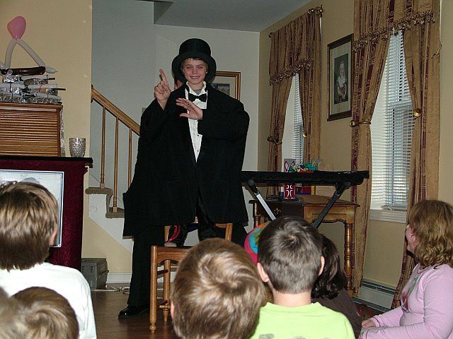 kids at a magic party