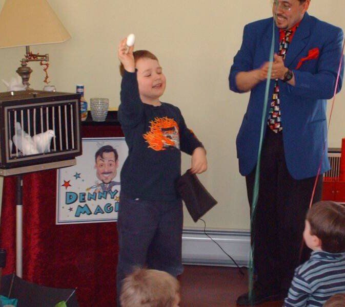 kid with an egg