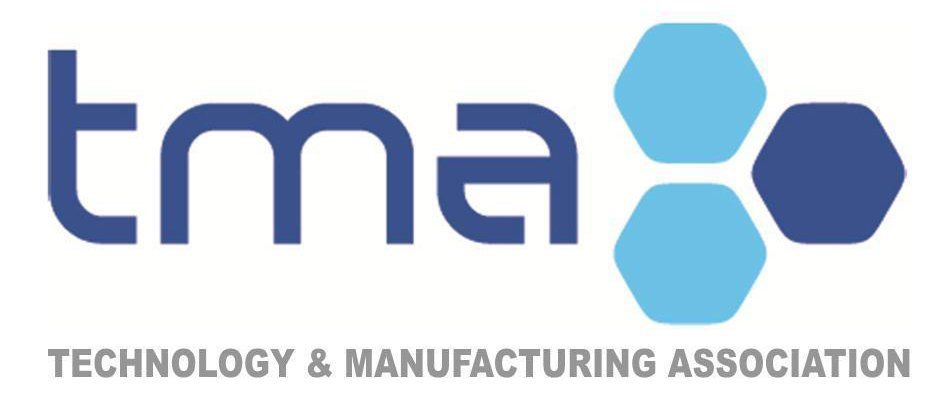 Tma technology and manufacturing association logo on a white background
