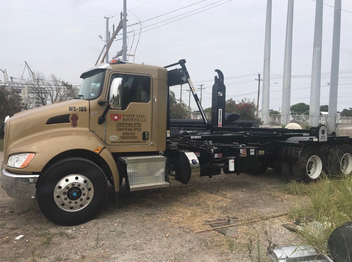 Dumpster Truck — Corpus Christi, TX — White Star Services LLC