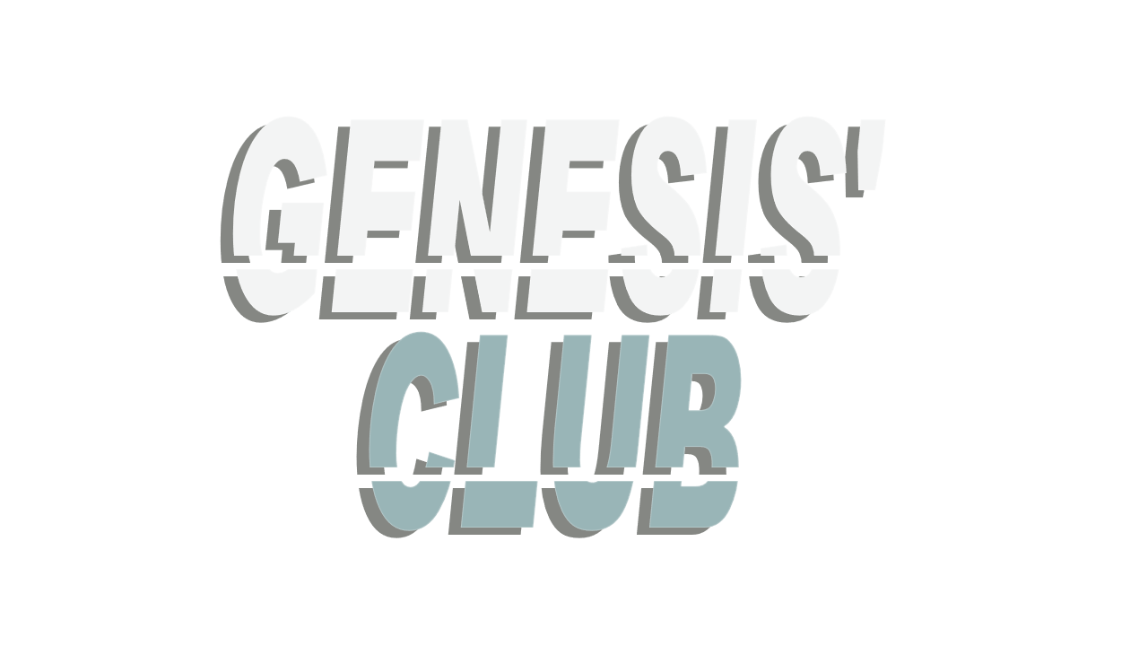 Il logo del Genesis Club è mostrato su uno sfondo bianco
