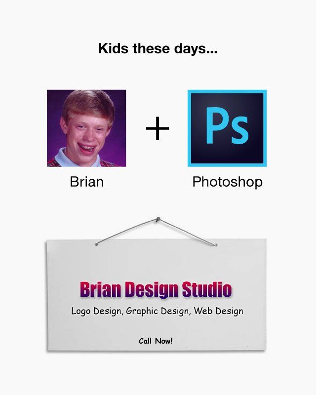 Kids these days...