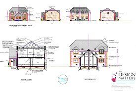 New home building plans planning drawing