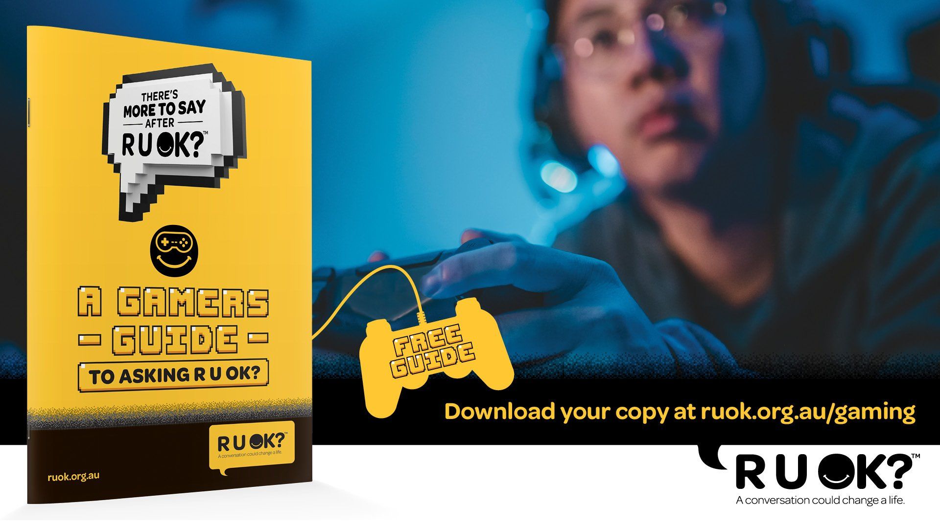 R U OK? Online Gaming Conversation Guide tile