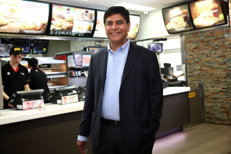 Hungry Jacks CEO Mr Sharma