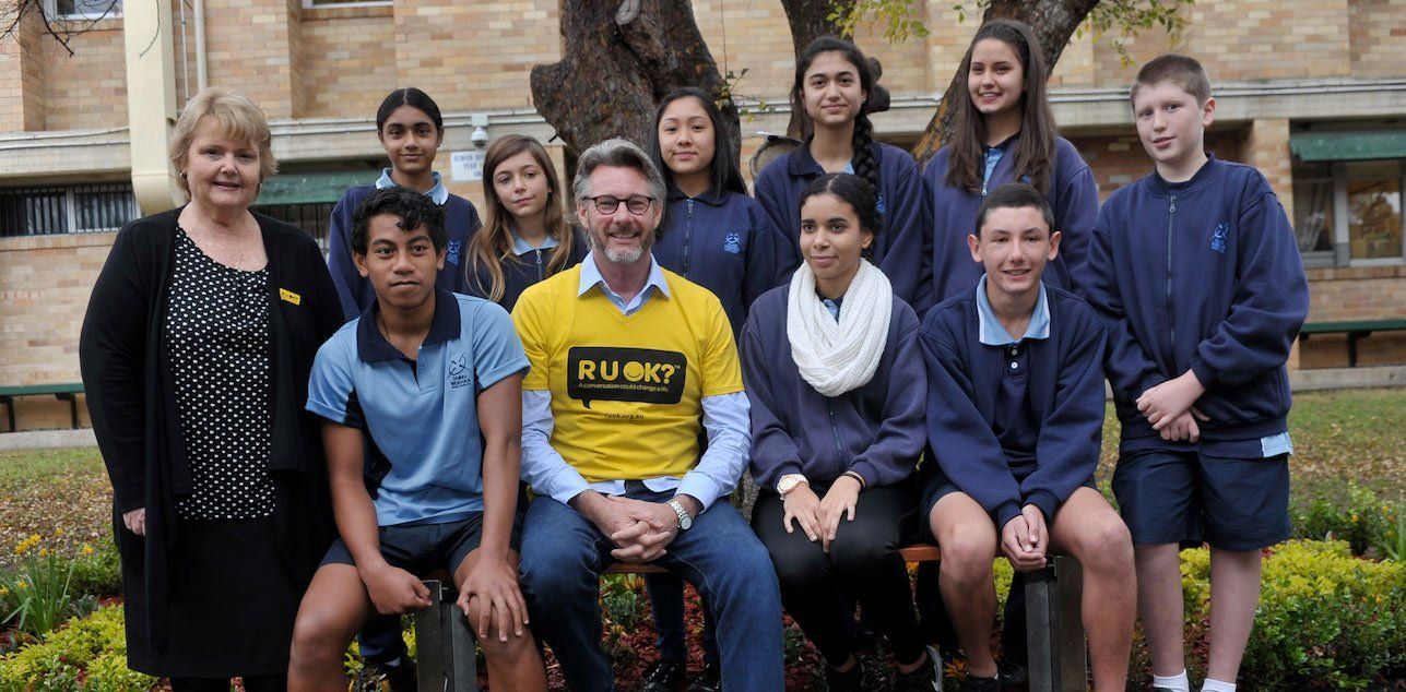 Barry Du Bois R U OK? Ambassador with secondary school students