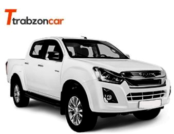 Trabzon arazi aracı kiralama Isuzu D-MAX çift kabin pikap