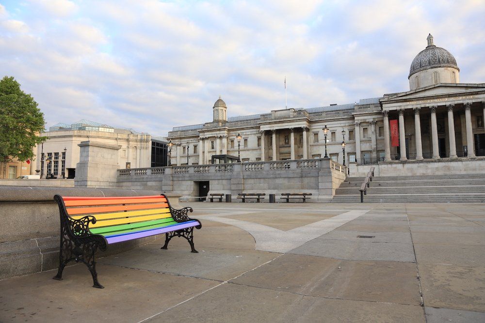 Artist collaboration bench Block London and Paul Insect