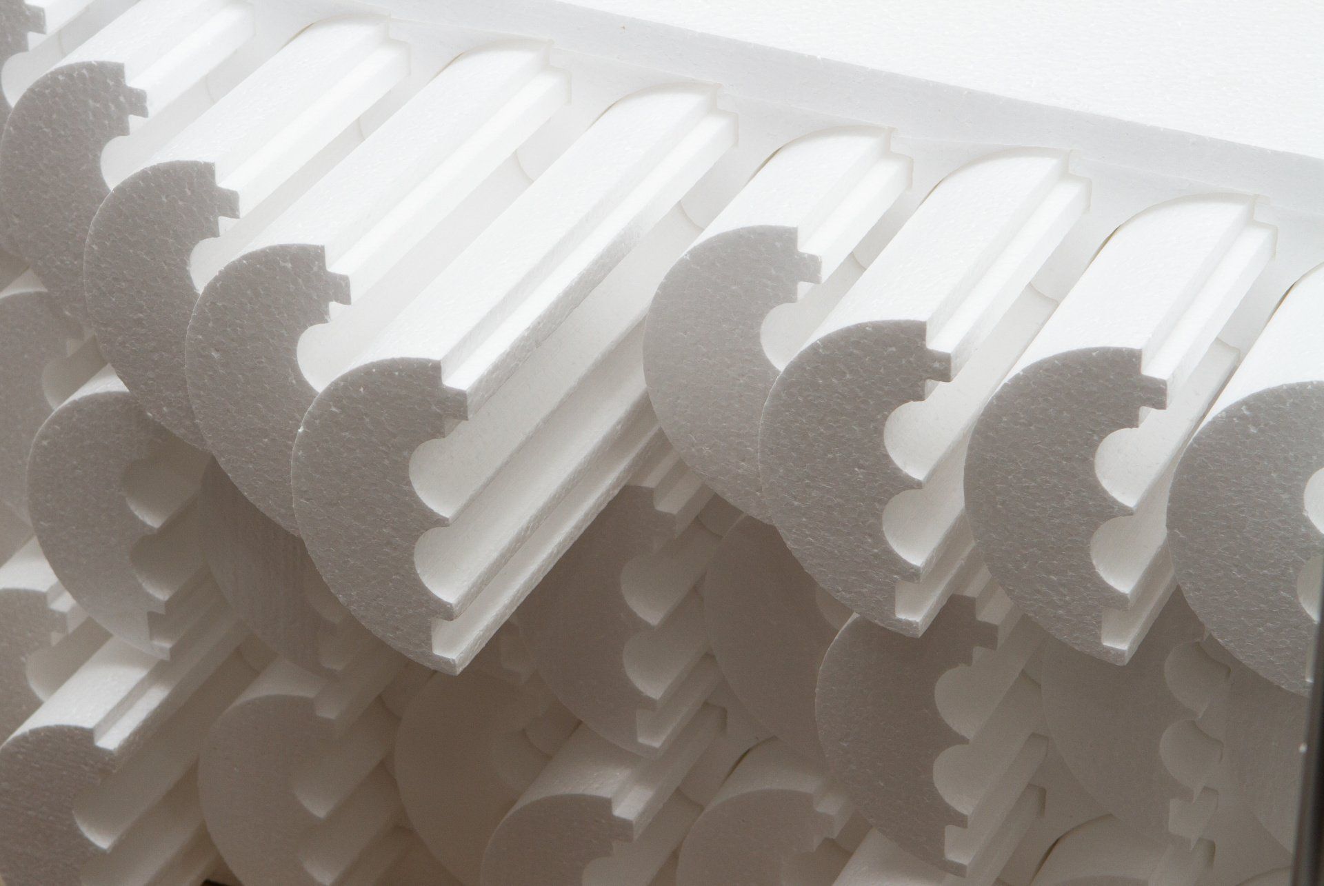 Polystyrene 3D milling image
