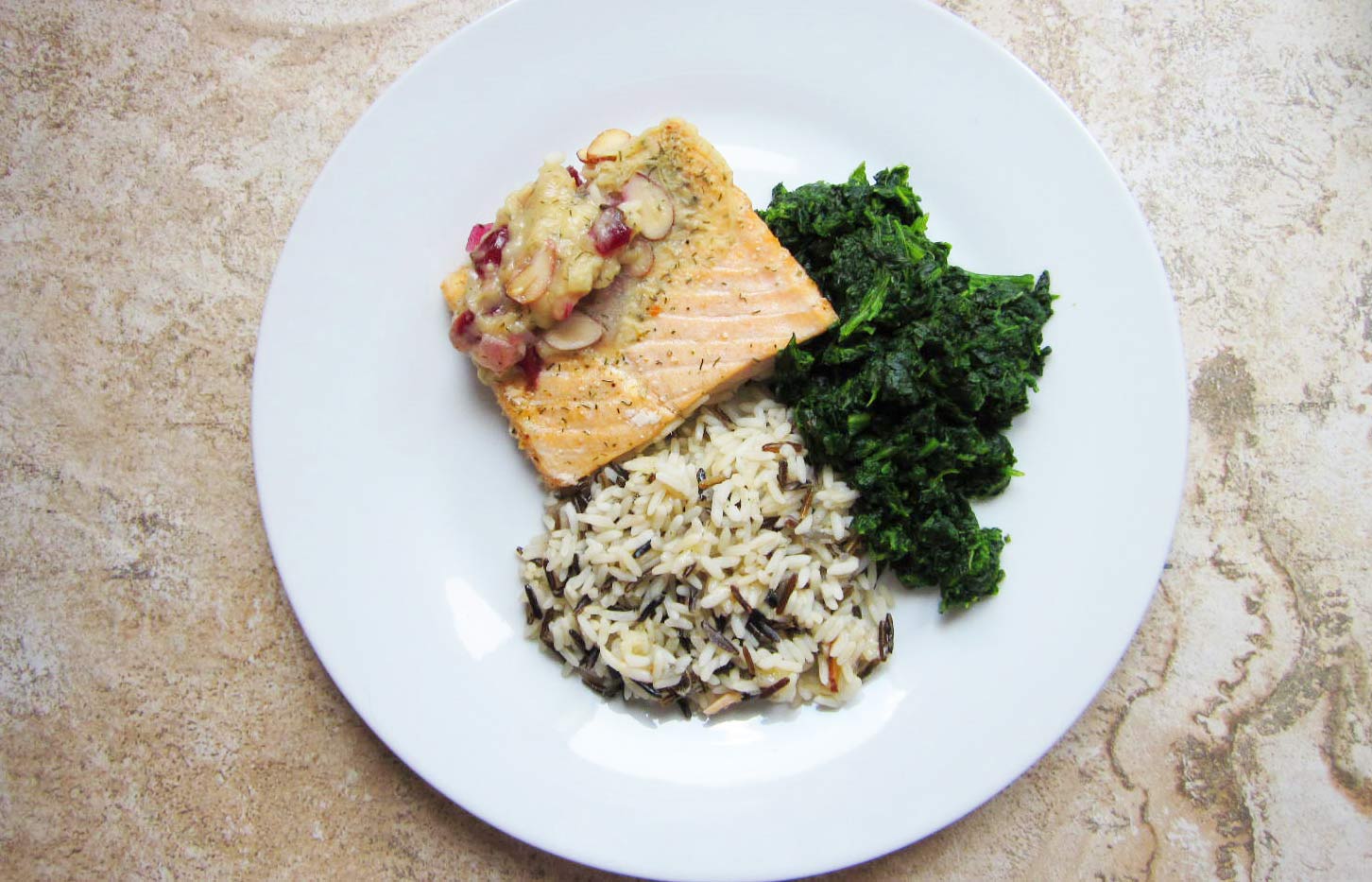 salmon lunch