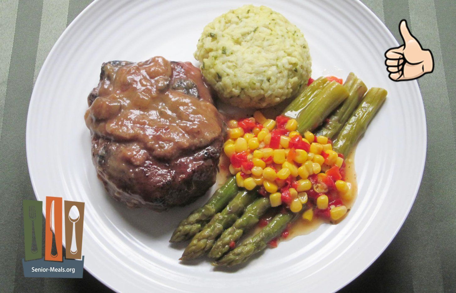 Beef Sirloin Steak with Morel Sauce