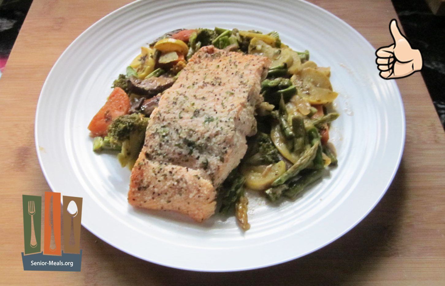 Salmon and Vegetables