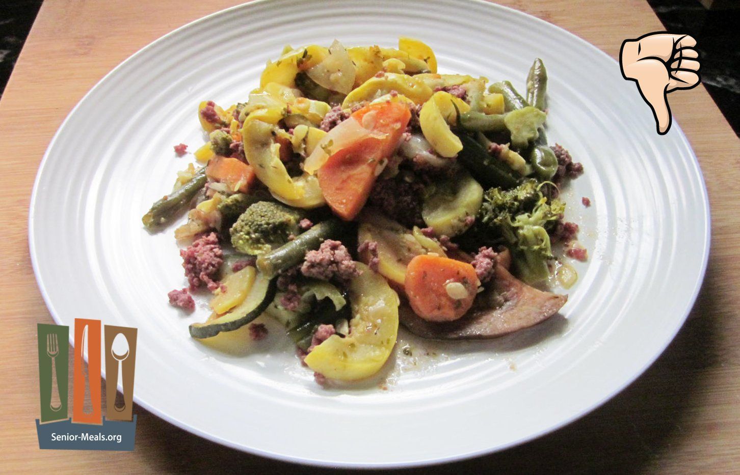 Squash Bolognese Beef and Vegetables