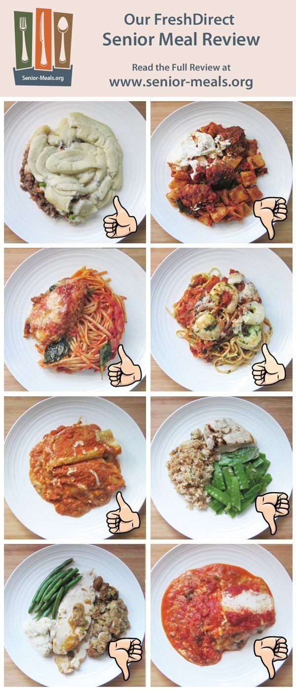 Click to Enlarge FreshDirect Review of their Senior Meals and Prepared Meal Delivery Service