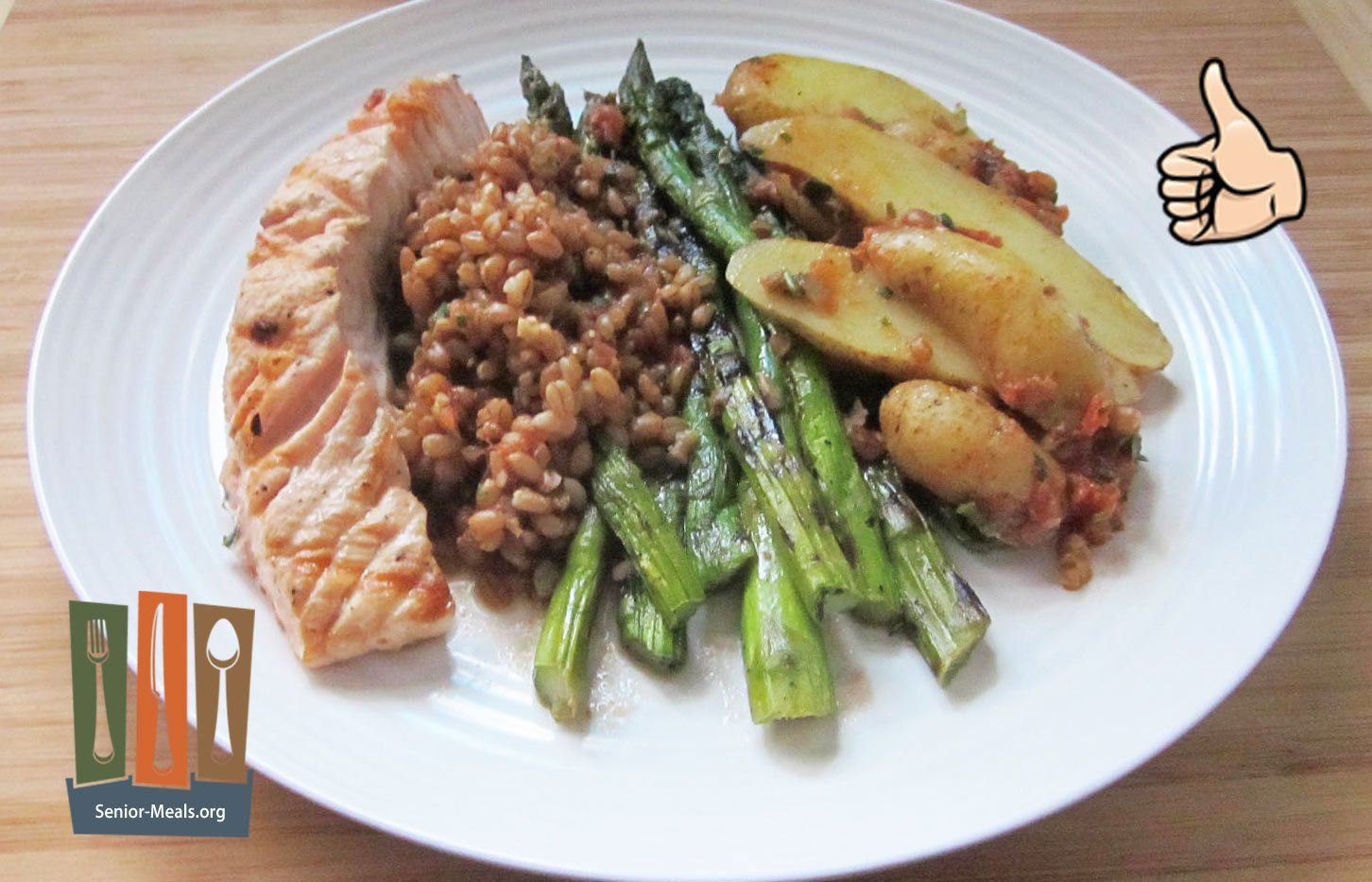 Sustainable Salmon with Salsa Rossa