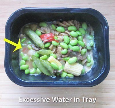 Excessive Water in Trays