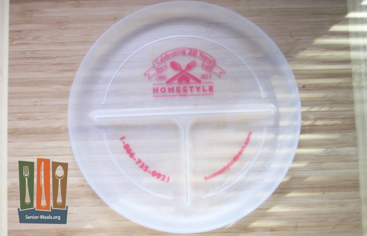 Ironically, they Give You a Microwave Plate with Meal Components.