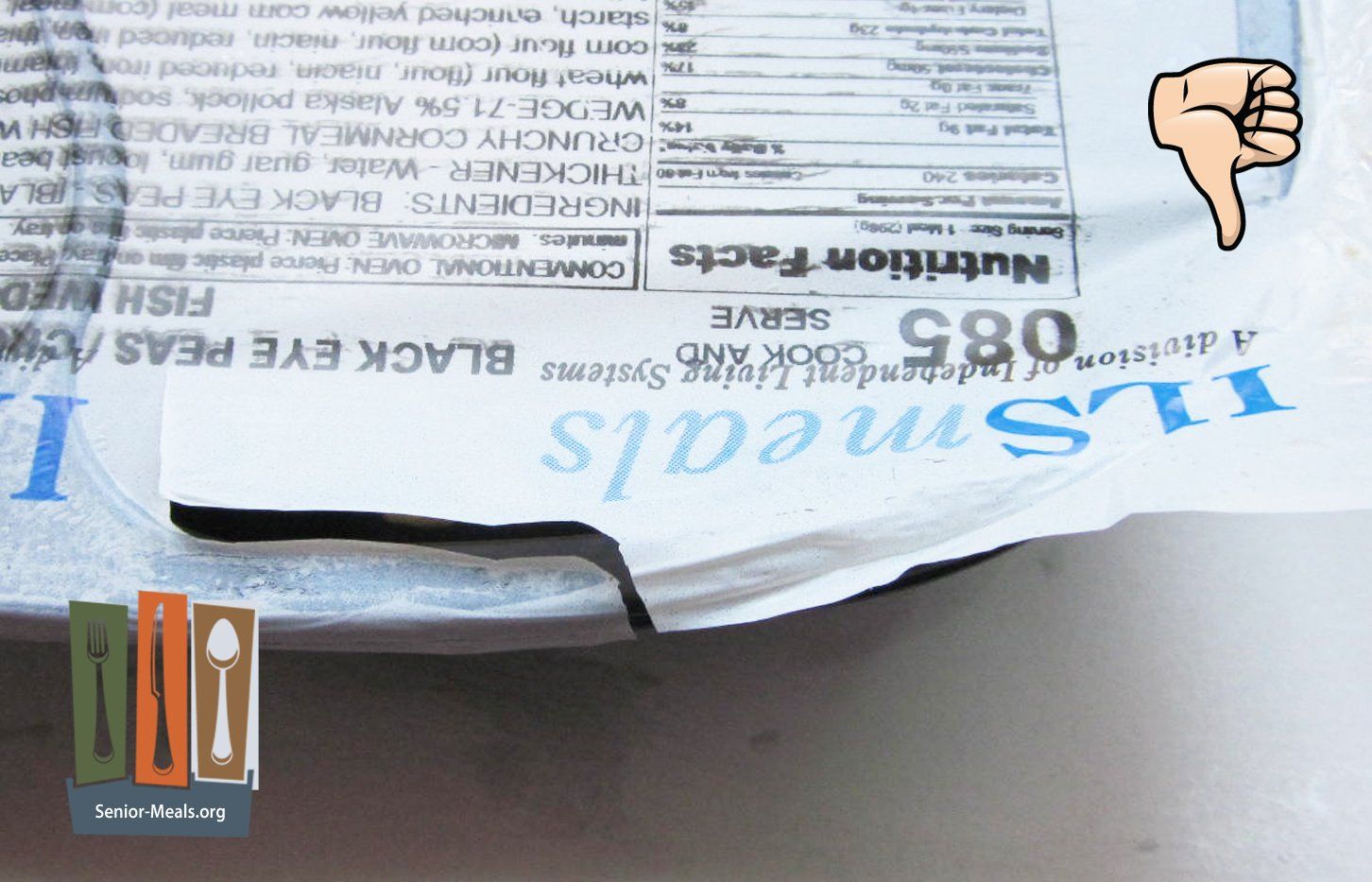 ILS Broken sealed tray