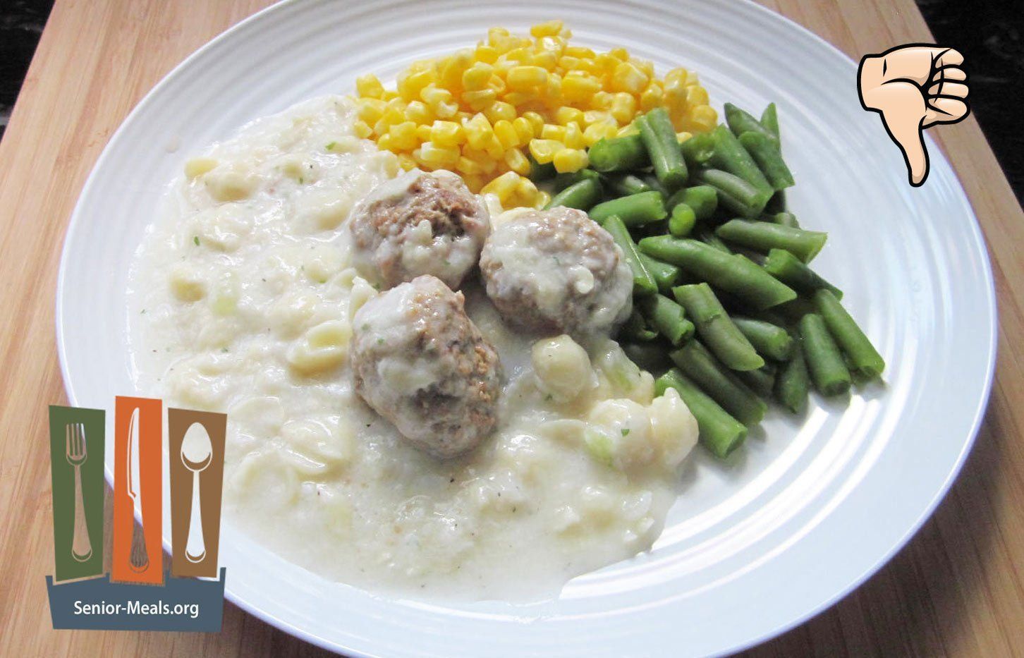 Beef Meatballs with Alfredo Sauce