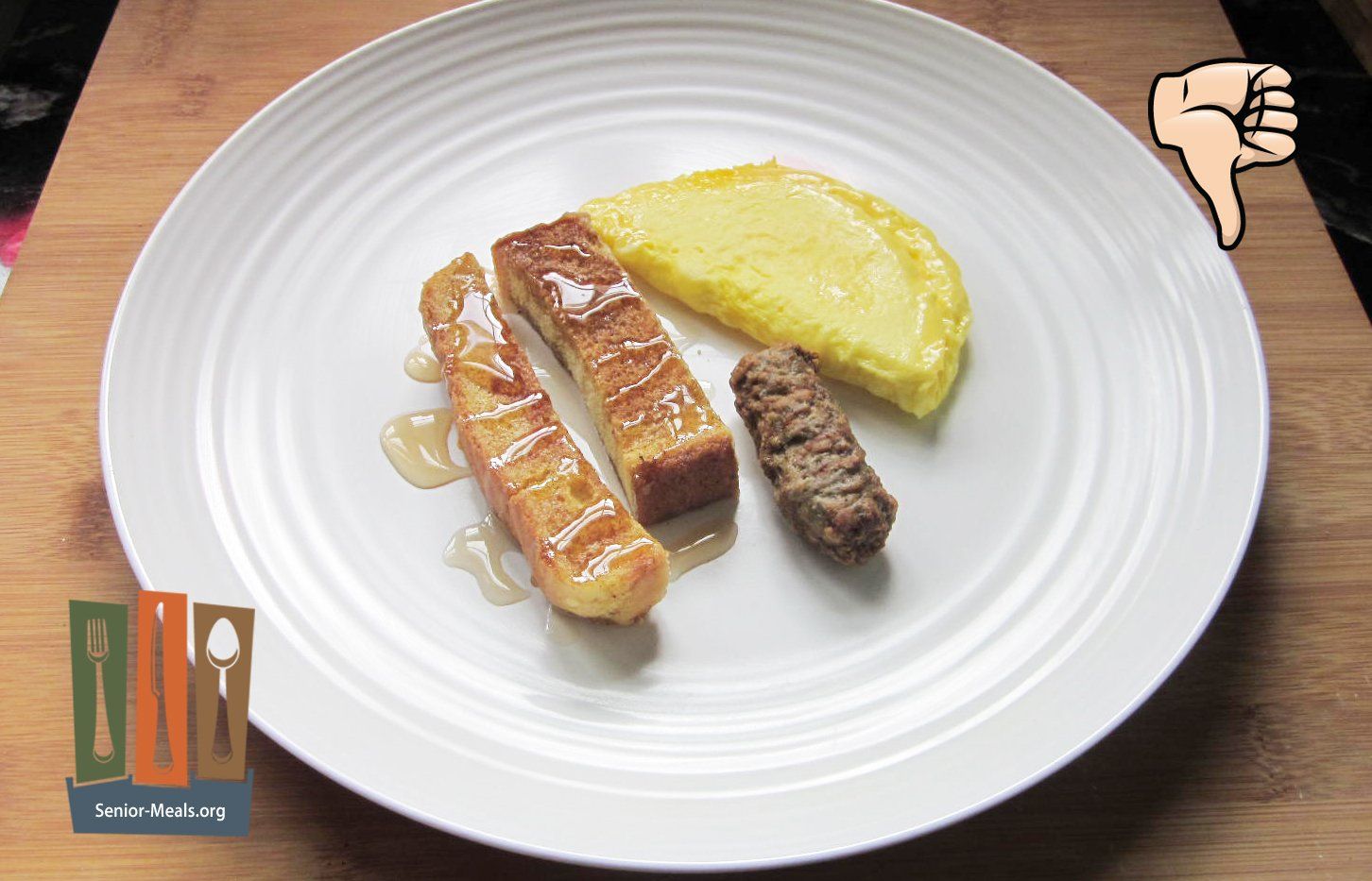 Cheese Omelet with French Toast
