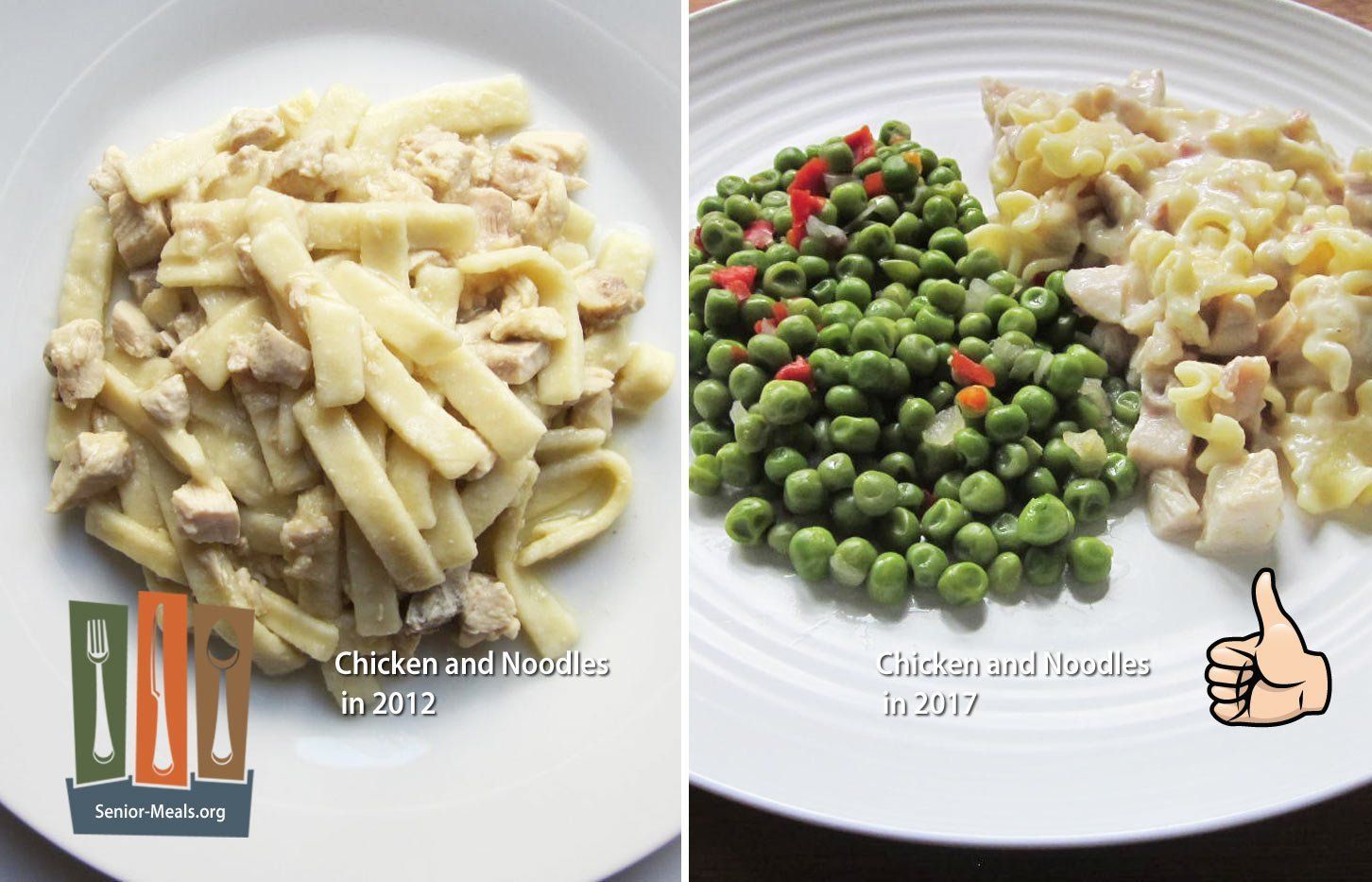 Chicken and Noodles Better in 2017 and Now a Complete Meal