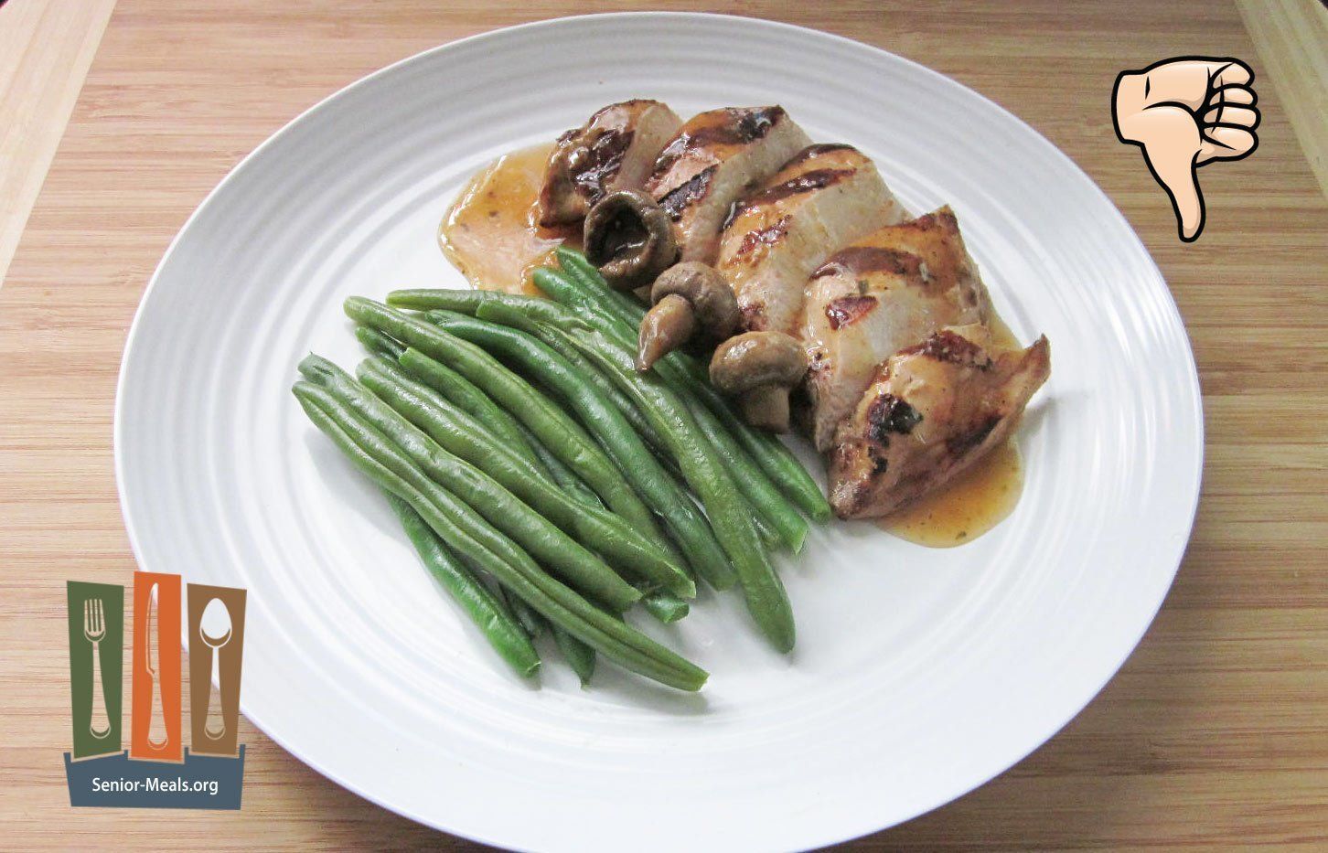 Roasted Chicken Breast in Sweet Marsala Sauce