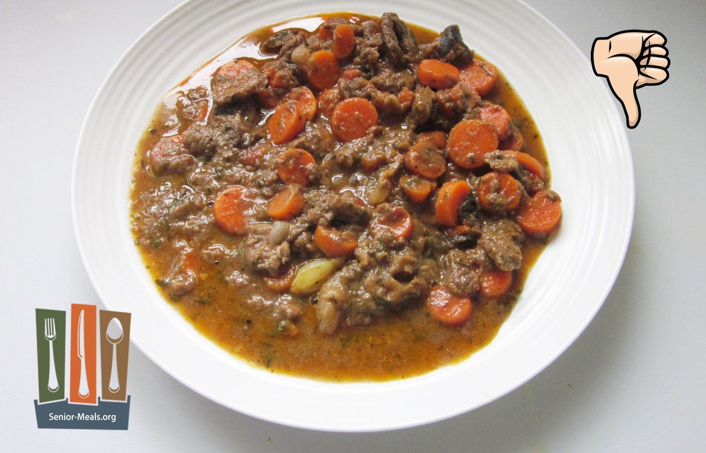 Beef Bourguignon  - Water Damaged