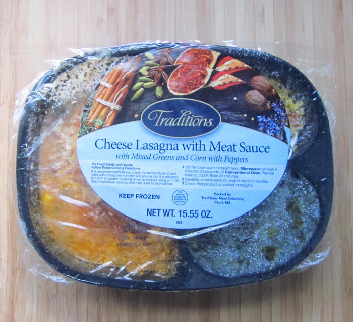 Click to Enlarge Traditions Meals on Wheels Prepared Meals on MK Menu