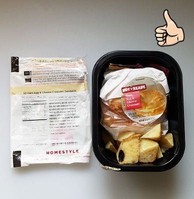 Improvement: A white label means there are item in the tray that have to be removed.