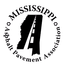 Mississippi Asphalt Pavement Association Mississippi Asphalt Pavement Association logo: Mississippi outline with road, surrounded by text.