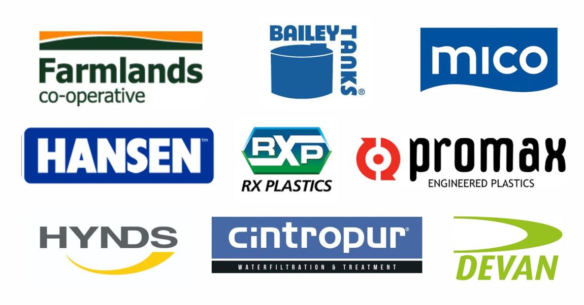 Promax water tanks, Devan water tanks, Bailey water tanks, Mico, RX Plastics, Hanson water supply products,