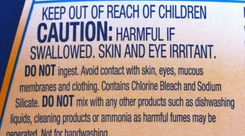 How to Read a Cleaning/Disinfecting Product Label