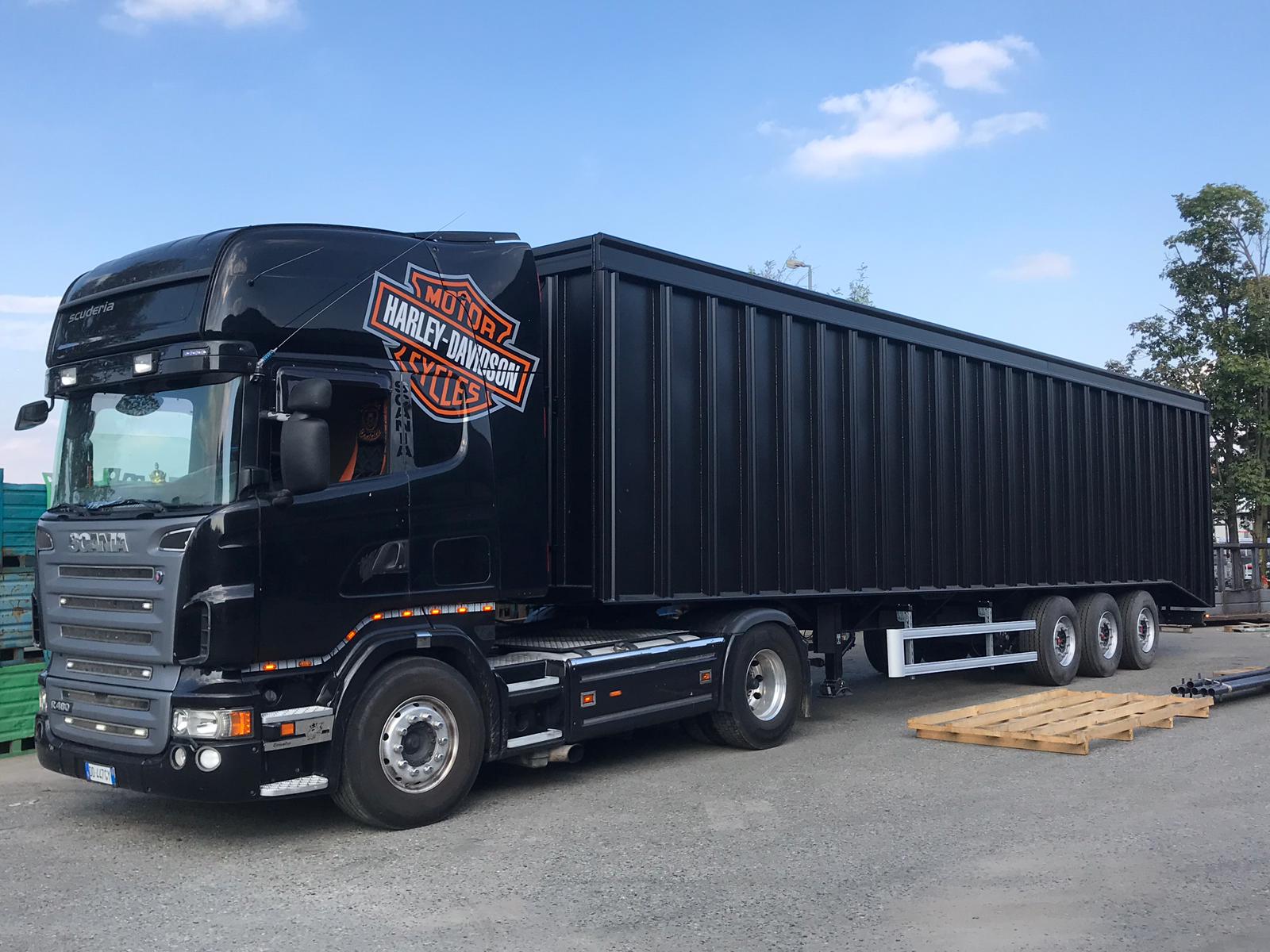 verniciatura camion