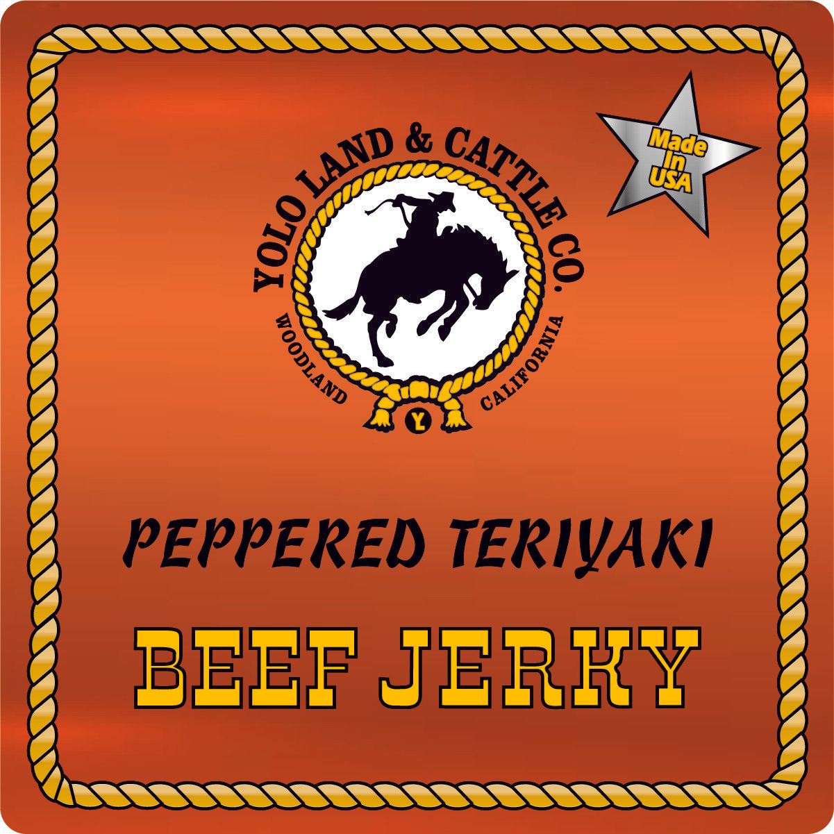 Peppered Teriyaki Beef Jerky