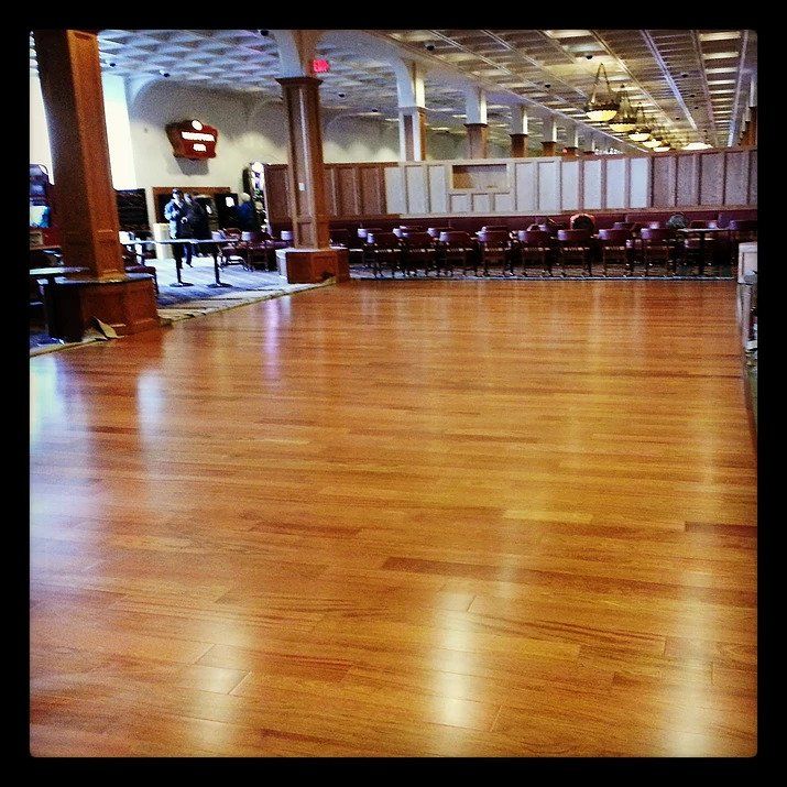 Flooring Contractor — Glossy Hardwood Floor in Newark, DE