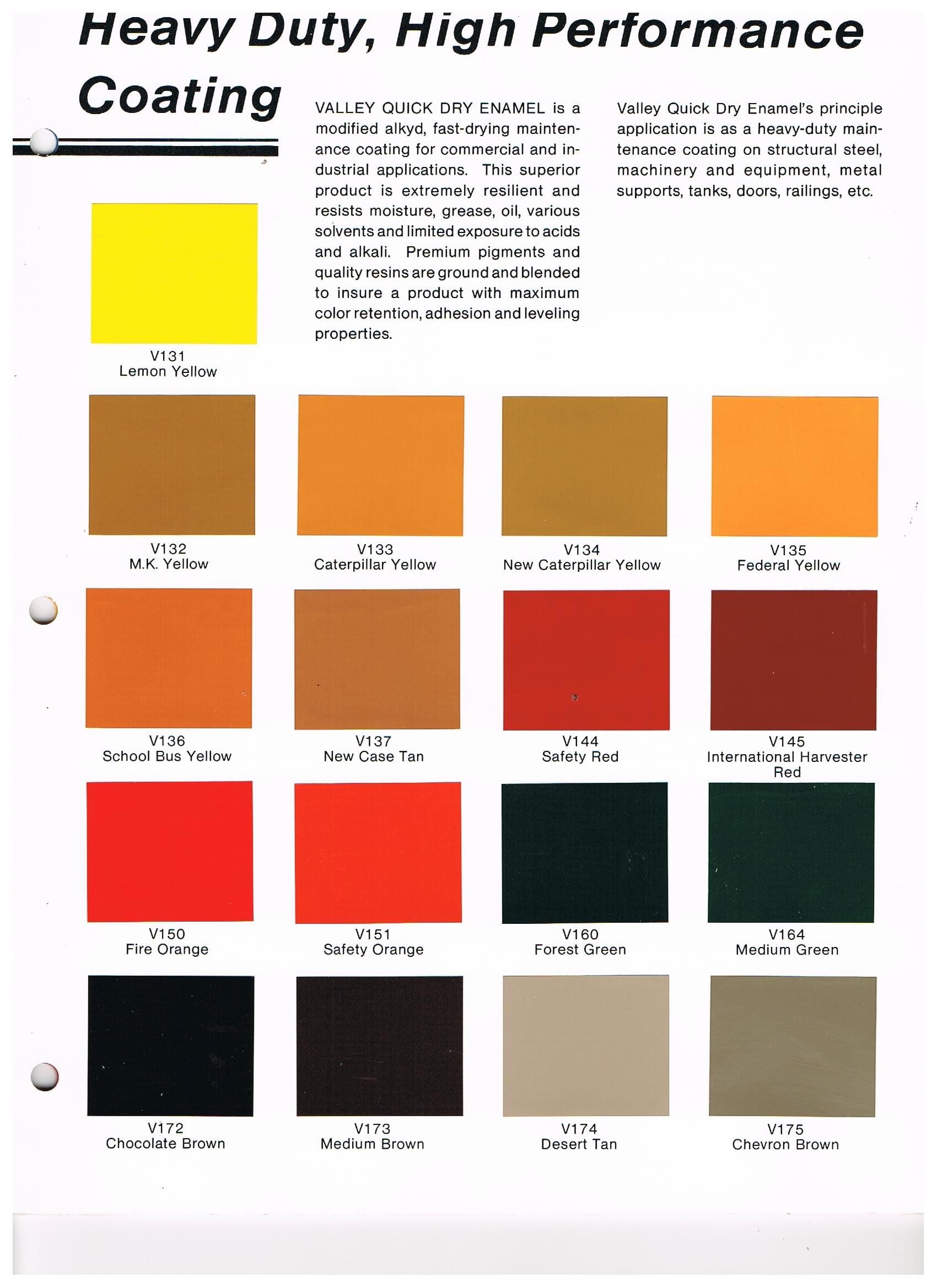 Industrial Paint Chart - Industrial Paints in Woods Cross, Utah