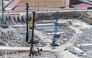 excavation work in progress