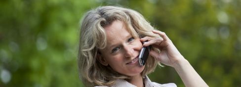 Woman calling for tree maintenance in Perth