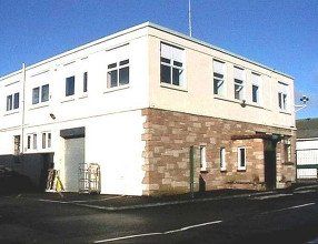 Image of a building, the outside of a laboratory
