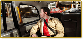 For taxi services in Hawick call 07707 480 147 gentleman receiving a taxi