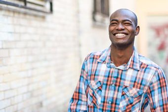 smiling man