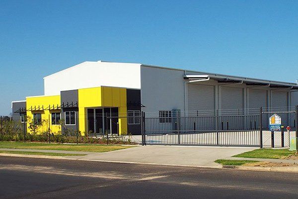 exterior of warehouse